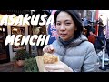 Asakusa Menchi Katsu and Melon Pan - Tokyo