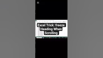 Freeze Panes in Excel 🔥 | Keep Headers Visible While Scrolling