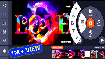 Trend Love Text Editing Video by kinemaster