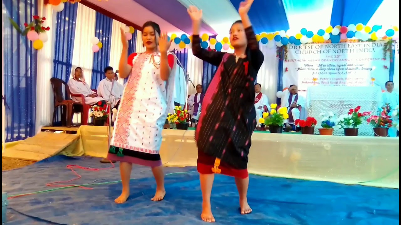 Christian ahem tun karbi gospel dance