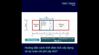 Hướng Dẫn Tính Diện Tích Xây Dựng Và Dự Toán Chi Phí Xây Nhà Phần Thô Hướng Dẫn Tính Diện Tích Xây Dựng Và Dự Toán Chi Phí Xây Nhà Phần Thô