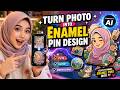THIS IS INSANE! - Turn Photo into Enamel Pin Designs Using Pippit AI Tutorial (Step-by-Step)