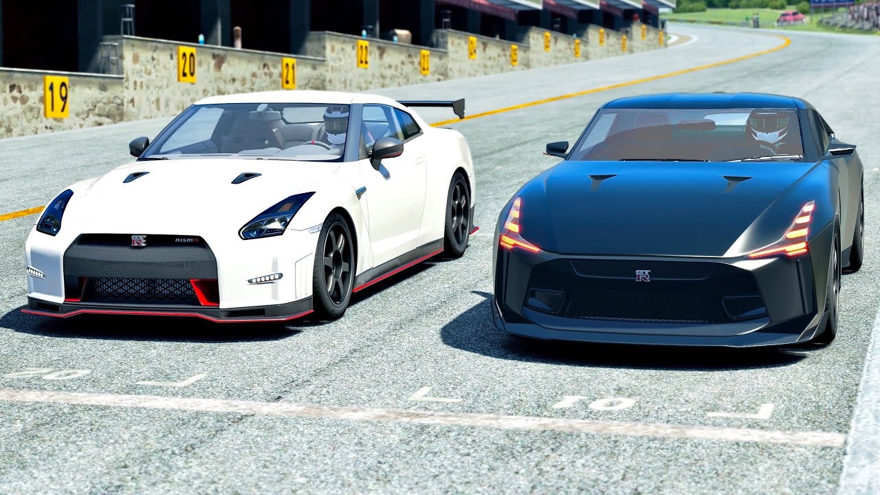 Nissan GTR50 by Italdesign vs Nissan GTR at Top Gear