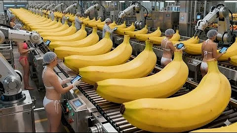 Inside a banana bread factory – An incredible automated production process
