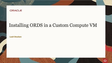 Hands on Lab Setup: Installing ORDS in a Compute VM