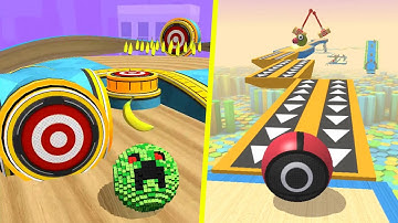 Going Balls Vs Action Balls All Levels Gameplay Android iOS #268