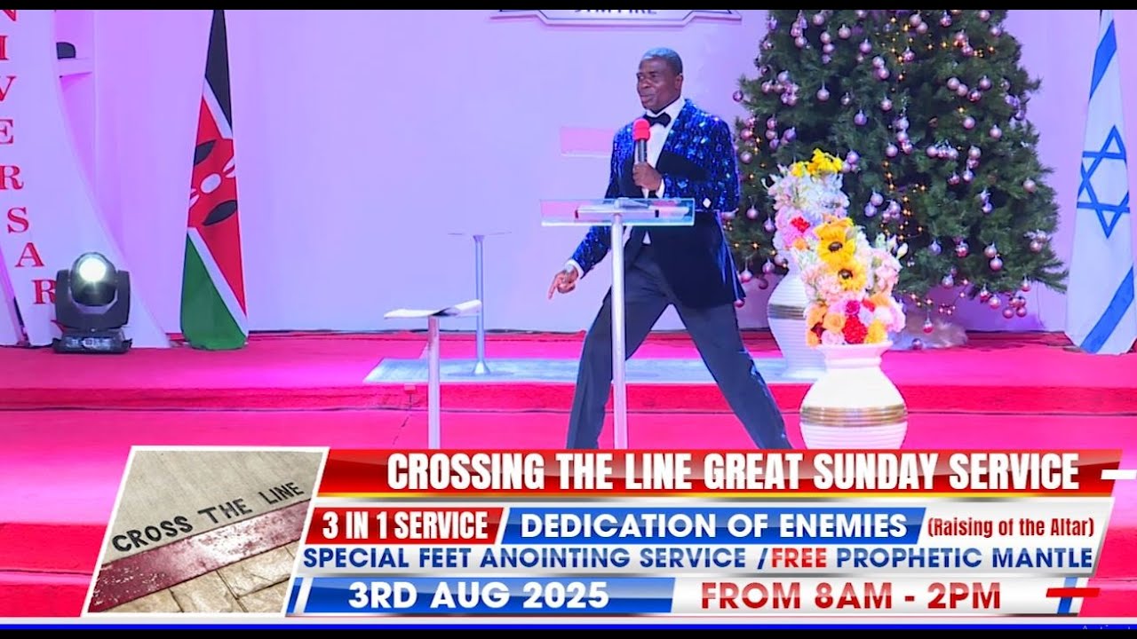 GRAND FINALE CROSSING THE LINE GREAT SUNDAY SERVICE.