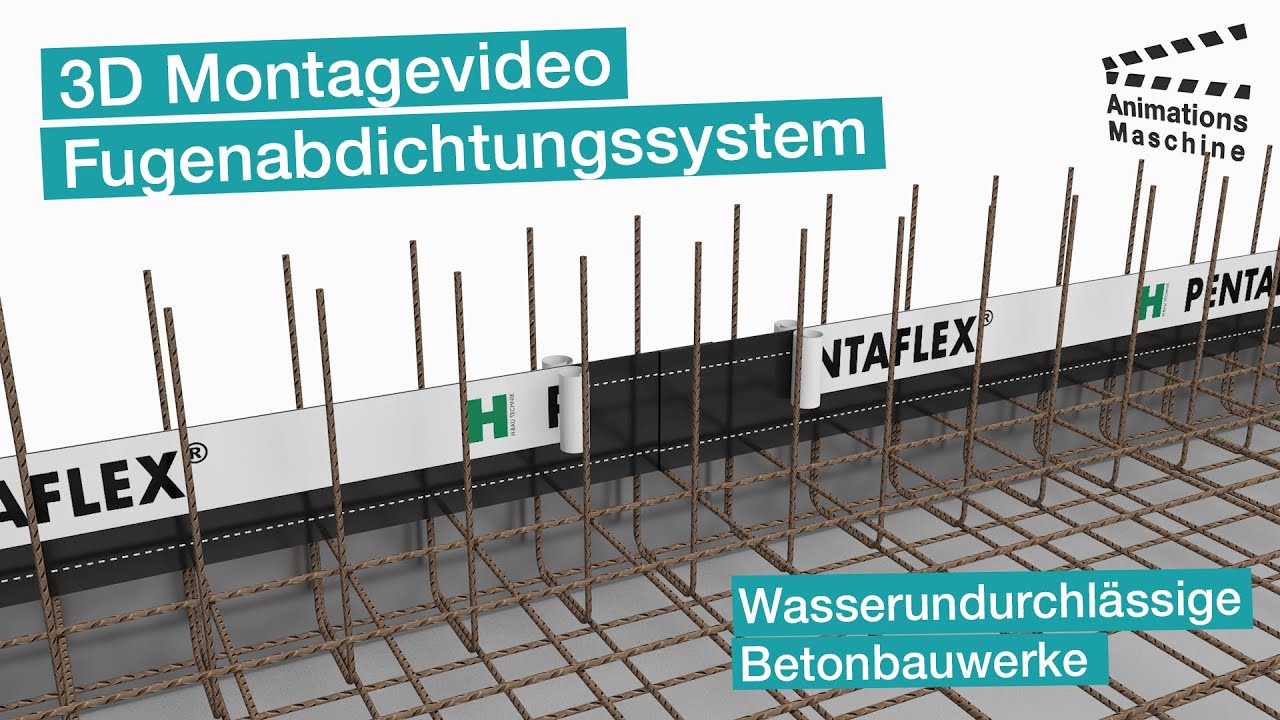 3D Montagevideo von einem Fugenabdichtungssystem
