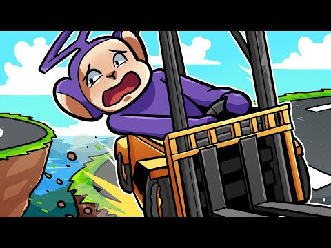 NEVER USE FORKLIFTS IN OBBY! | Tinky Winky Plays: Roblox Become Forklift Certified Obby