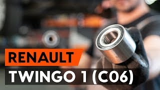 Hvordan udskiftes hjullager bag on RENAULT TWINGO 1 (C06) [GUIDE AUTODOC]