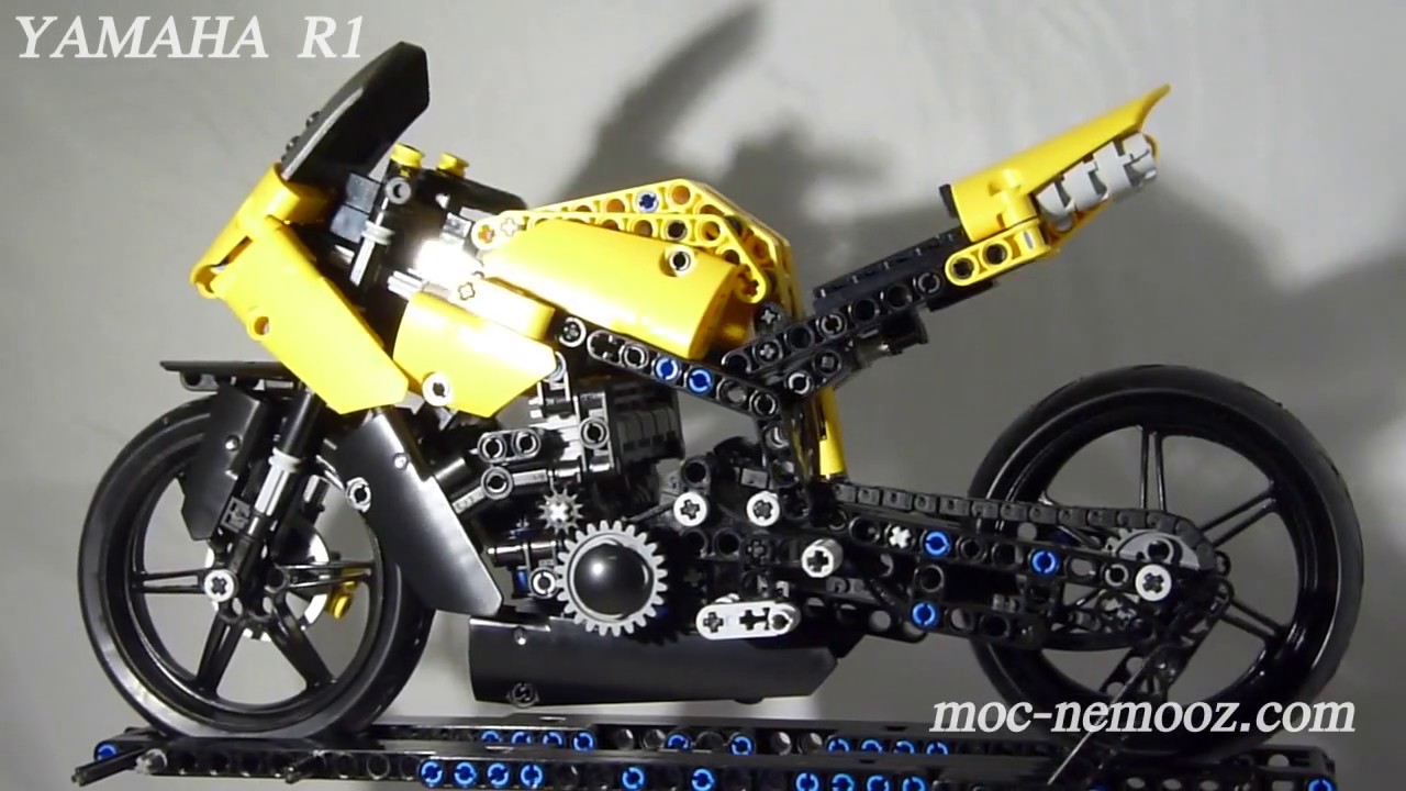 YAMAHA R1 LEGO TECHNIC MOTORCYCLE YouTube