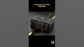 Universal Car Organizer: 40/50/70 L Trunk Organizer for Tidy Car Storage | Folding Car Storage Box!