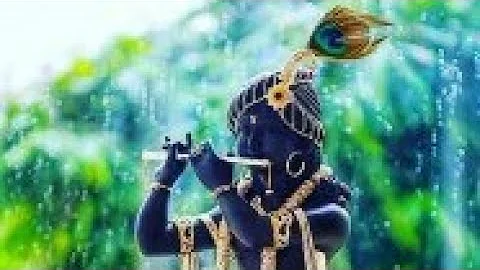 5 min.Best lord Krishna Flute music#natural beautiful relaxing video#morning Krishna flute music