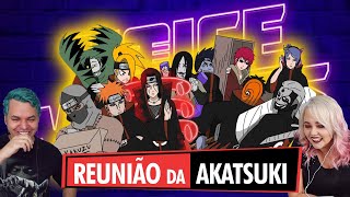 REACT REUNIÃO DA AKATSUKI (Voice Makers)