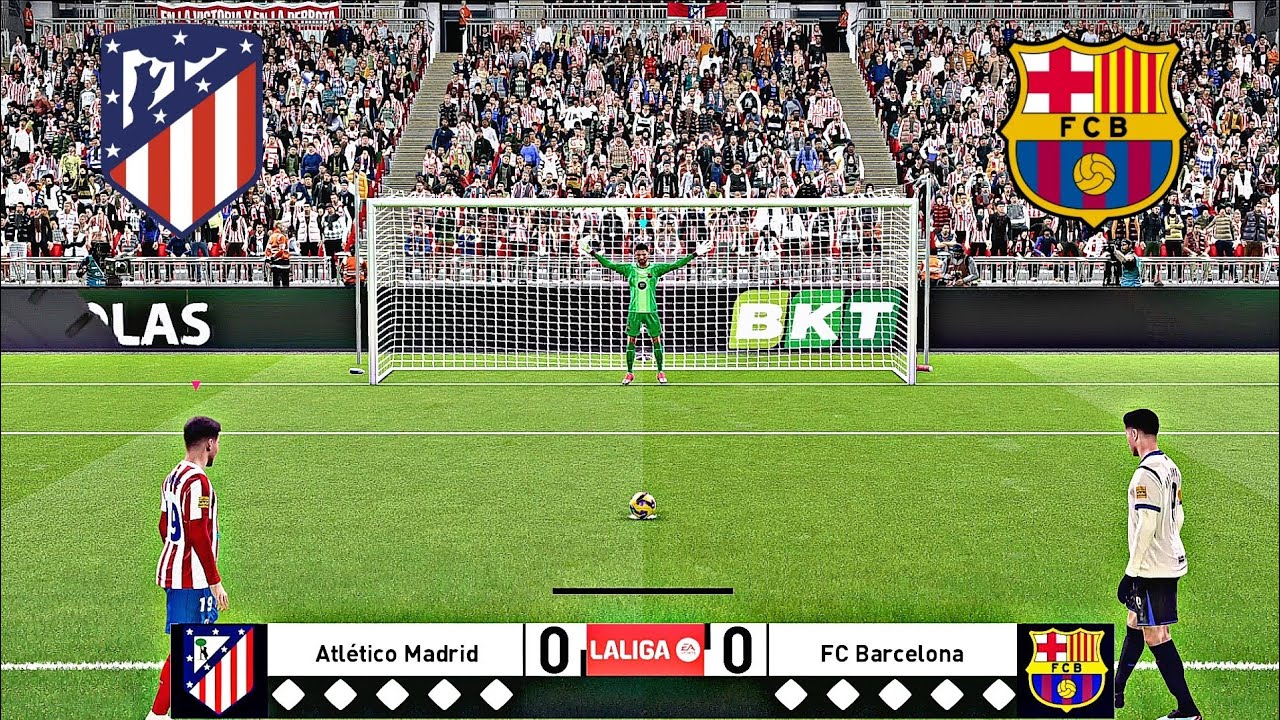 Серия пенальти между «Атлетико Мадрид» и «Барселоной» | Обзор матча «Атланта» — «Барселона»