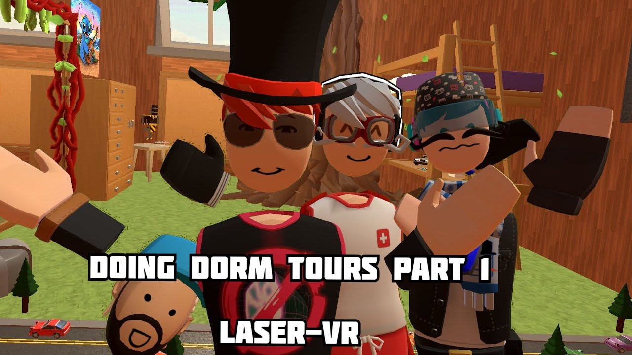LaserVr Dorm room tour Part 1Rec Room Vr YouTube