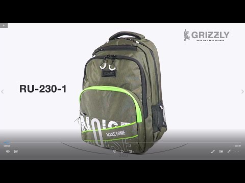 Школьный рюкзак для мальчика 5-11 класс RU-230-1 от GRIZZLY