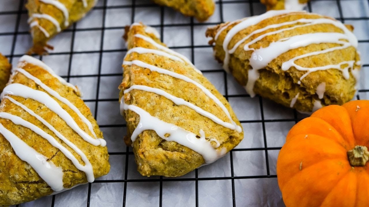 Make these PUMPKIN SCONES just like Starbucks