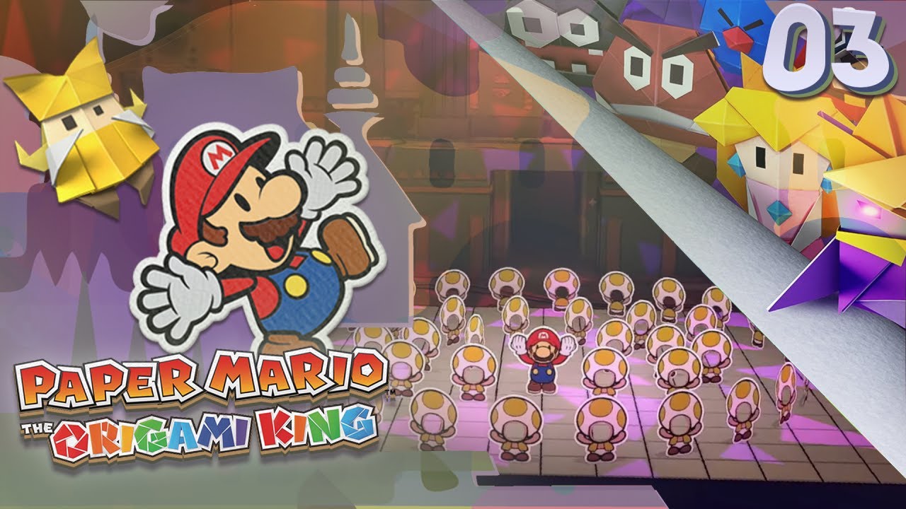 Paper Mario The Origami King Part 3 (Full Yellow streamer, Fire