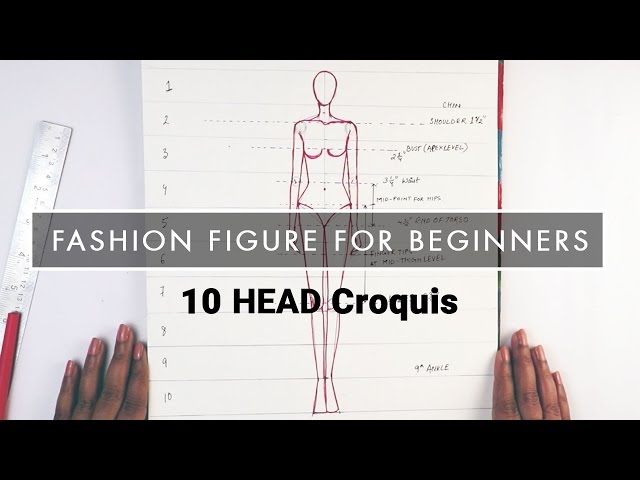 Fashion Illustration Tutorial For Beginners: 10 Head Figure - Youtube