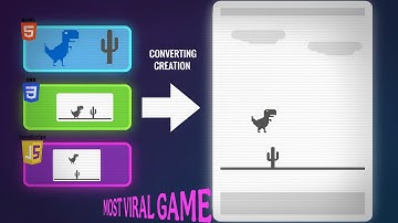 Building the Legendary Dino Game from Scratch 🦖 (HTML, CSS, JS)