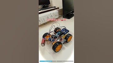 😱🚗prototype for a self-driving or autonomous vehicle #diyprojects #lifehacks #robotics #driveless🚨