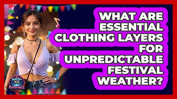 What Are Essential Clothing Layers For Unpredictable Festival Weather?