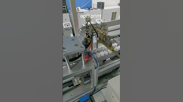 Water bottle cap pad printing machine #printer #padprintingmachine #padprinter