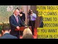 Putin To G7: Welcome To Russia For The Next G7 Summit!