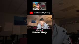 nové video 🇺🇸 vs 🇨🇿 - střední školy je na youtube