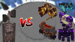 Minecraft Siren Head VS Ender Cataclysm-Ender Cataclysm vs Siren Head Battle in Minecraft