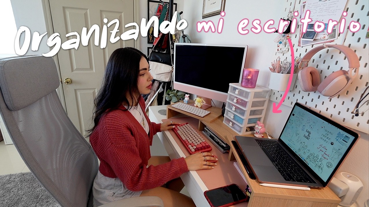 Organización + TOUR de mi escritorio