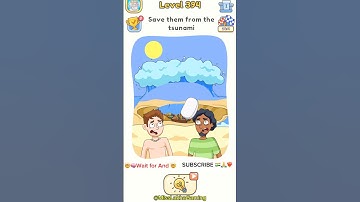 Save them from the tsunami Level 394😨 🤯🧠Wait for And 🤯#shorts #short #brain #dop2 #dop3 #dop5