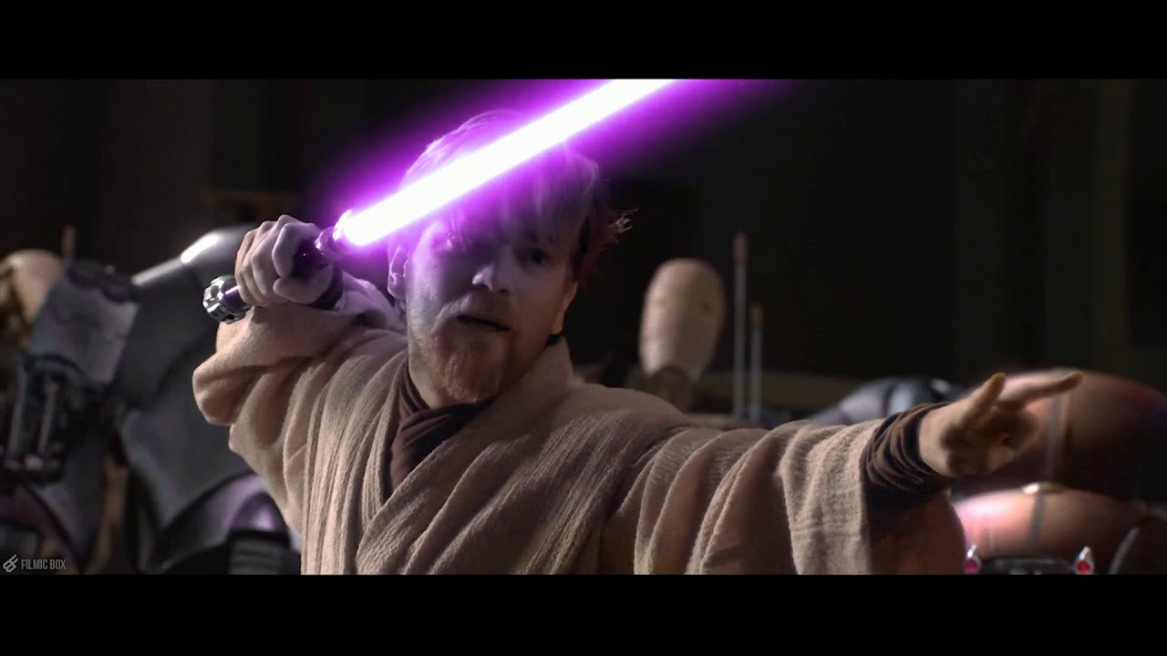 Obi Wan CONFRONTS Grievous with PURPLE 