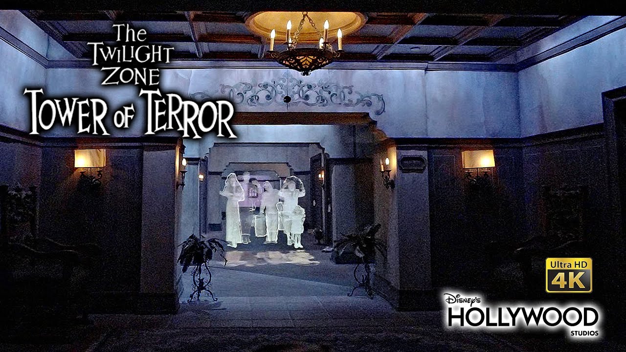 The Twilight Zone Tower of Terror On Ride Low Light 4K POV Walt Disney World 2024 03 05