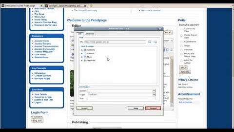 Joomla! Articles: adding links to text and images within articles