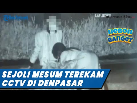 Viral Sejoli Mesum Terekam CCTV di Denpasar, Lakukan Aksi Tak Senonoh dengan Posisi Duduk