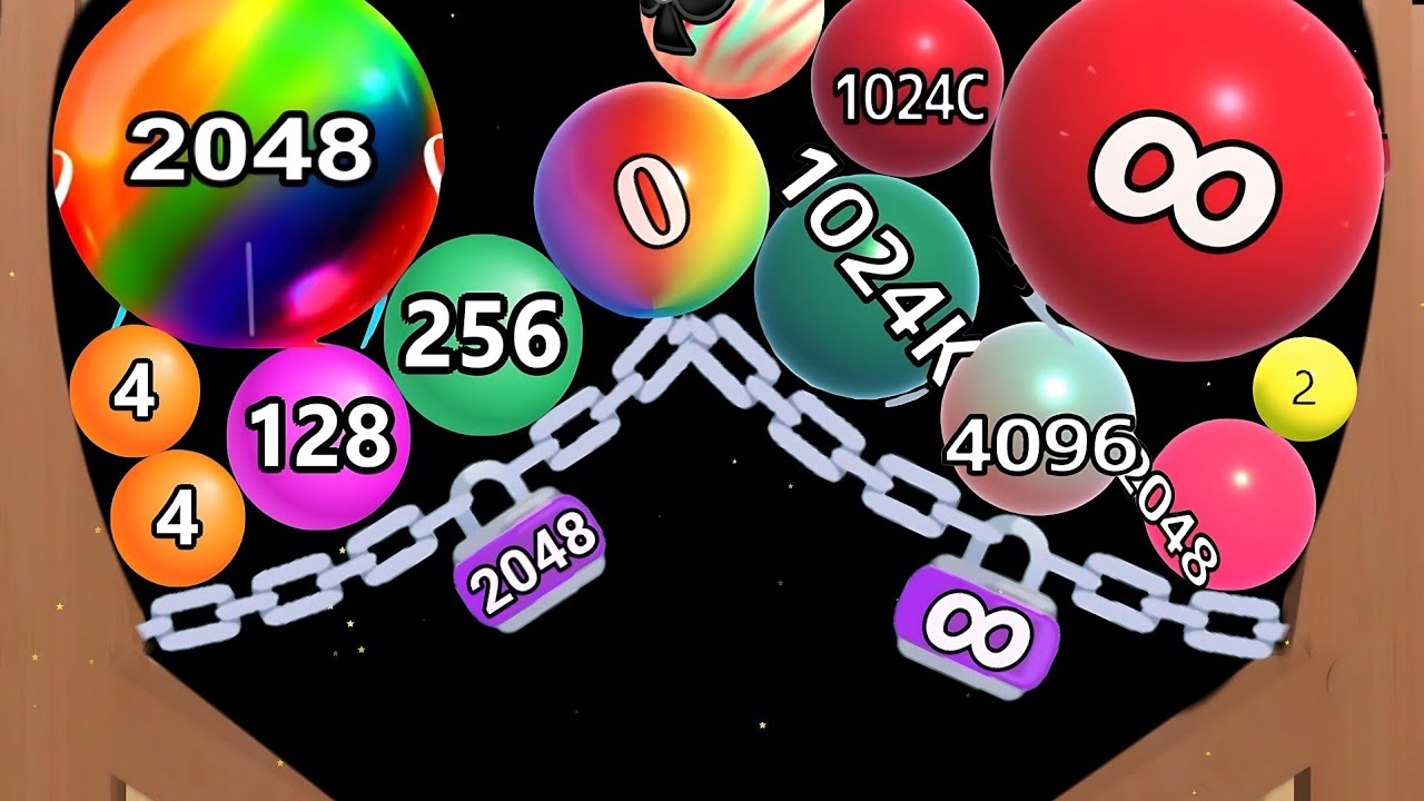 🎯 Blob Merge 3d - jelly 2048 🆚 Lucky Balls 2048 ASMR Gameplay Walkthrough (Android, ios) part 62