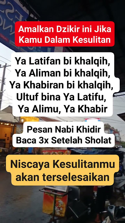 Amalkan Dzikir ini Jika Dalam Kesulitan #dzikir #doa #shorts
