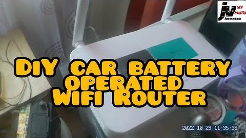 Car/Motorcycle Battery Operated Internet Router