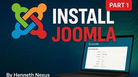Joomla Website Tutorial Part 1: Installing Joomla on XAMPP (Localhost Setup)