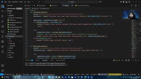 Demo Aplikasi Kriptografi Sederhana menggunakan algoritma RSA-2048 OAEP