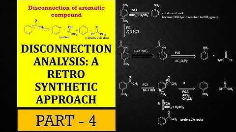 Disconnection Approach | Retrosynthetic Analysis | Part 4