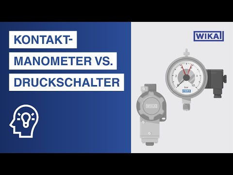 Video: Was ist der Unterschied zwischen einem Druckschalter und einem Drucksensor?