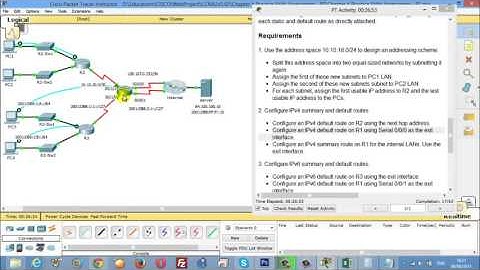 CCNA2 Chapter 6 Practice Skills Assessment PT Type A