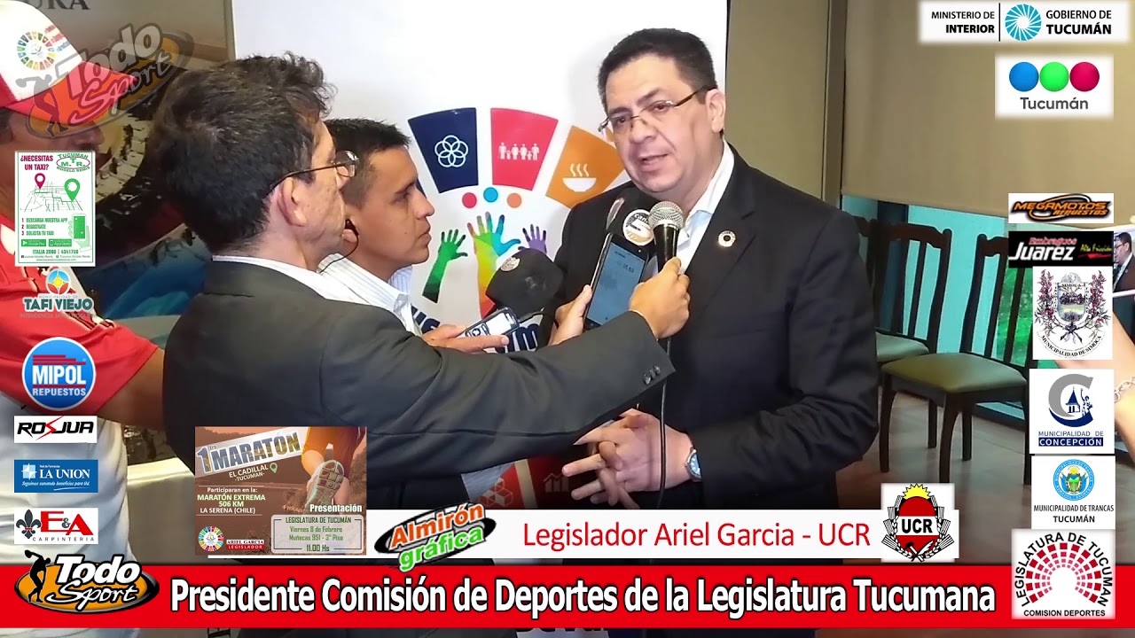 Maraton El Cadillal - NOTA AL LEGISLADOR ARIEL GARCIA