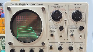 Tektronix 575 after cleaning and first transistor test