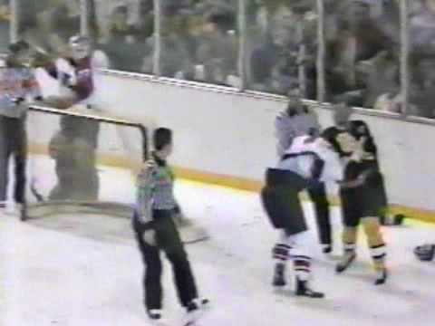 Lyndon Byers vs Craig Berube Dec 8, 1987