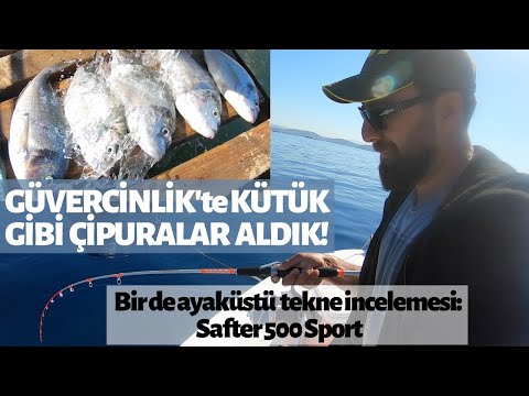 GÜVERCİNLİK'TE KÜTÜK GİBİ ÇİPURALAR ALDIK! BİR DE AYAKÜSTÜ TEKNE İNCELEMESİ YAPTIK SAFTER 500 SPORT