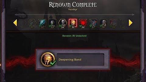 Fastest Renown Farm to be ready for 9.1